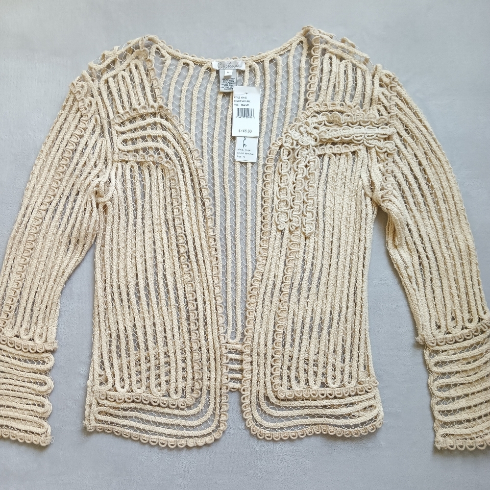 Women's Obstineé Natural Open Medium Cardigan